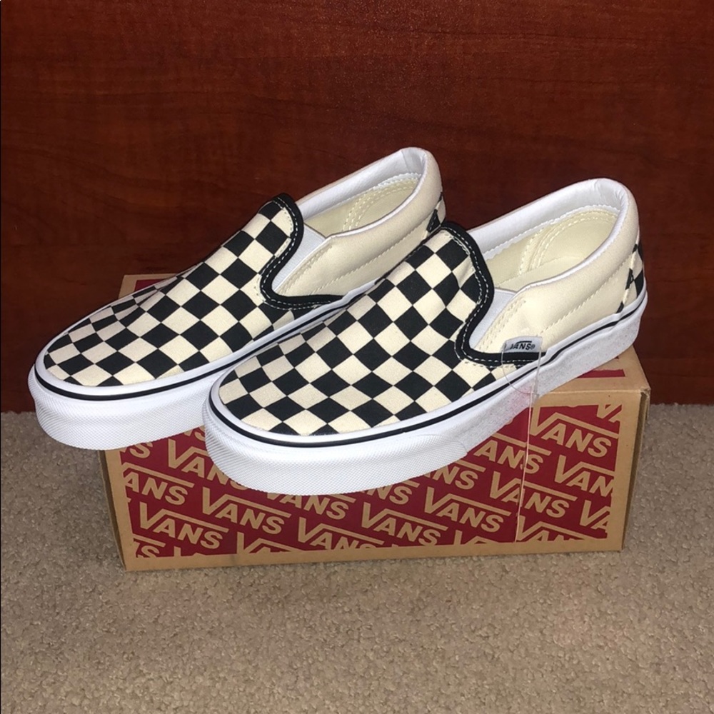 NEW Vans Checkboard Slip-On